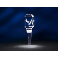 Crystal Tapered Rectangle Wine Bottle Stopper